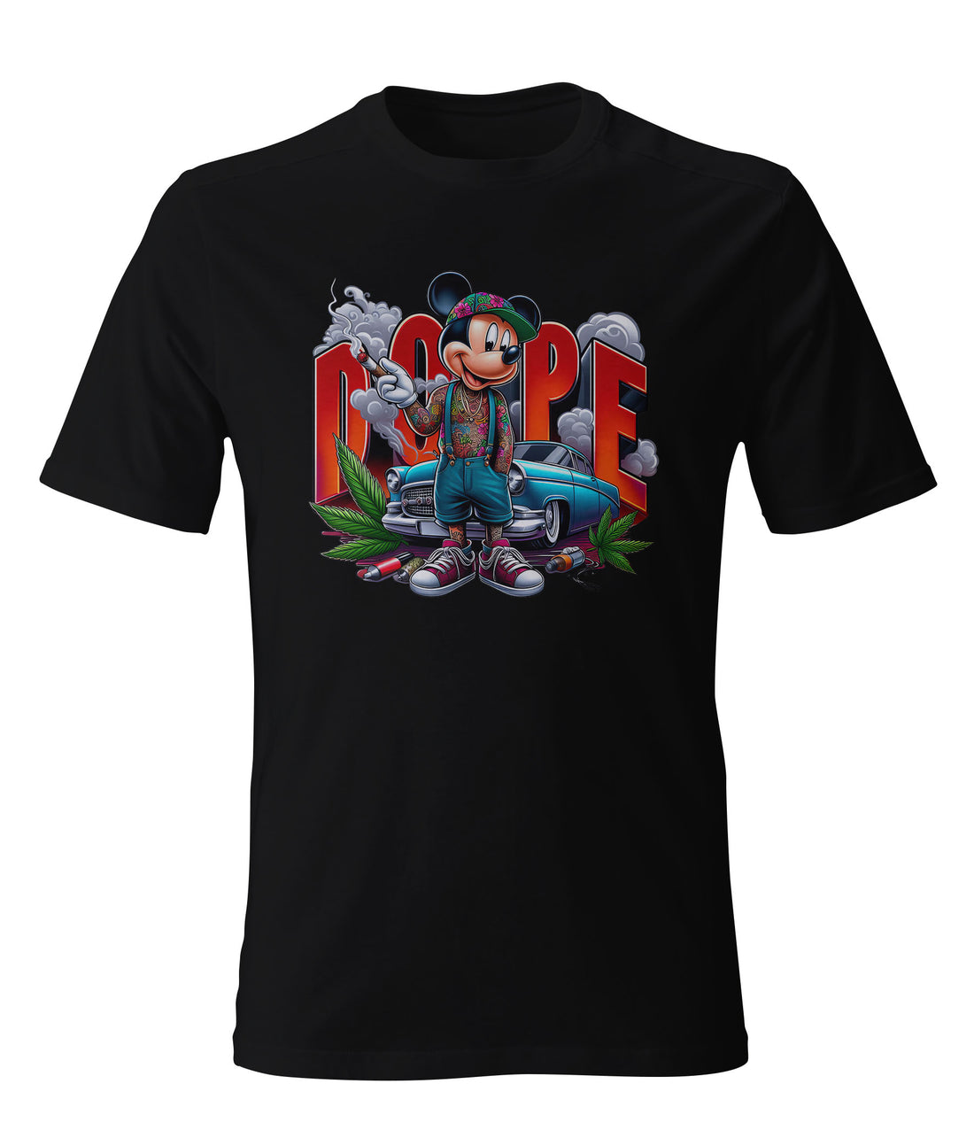 Mickey Mouse Stoner Dope Tee