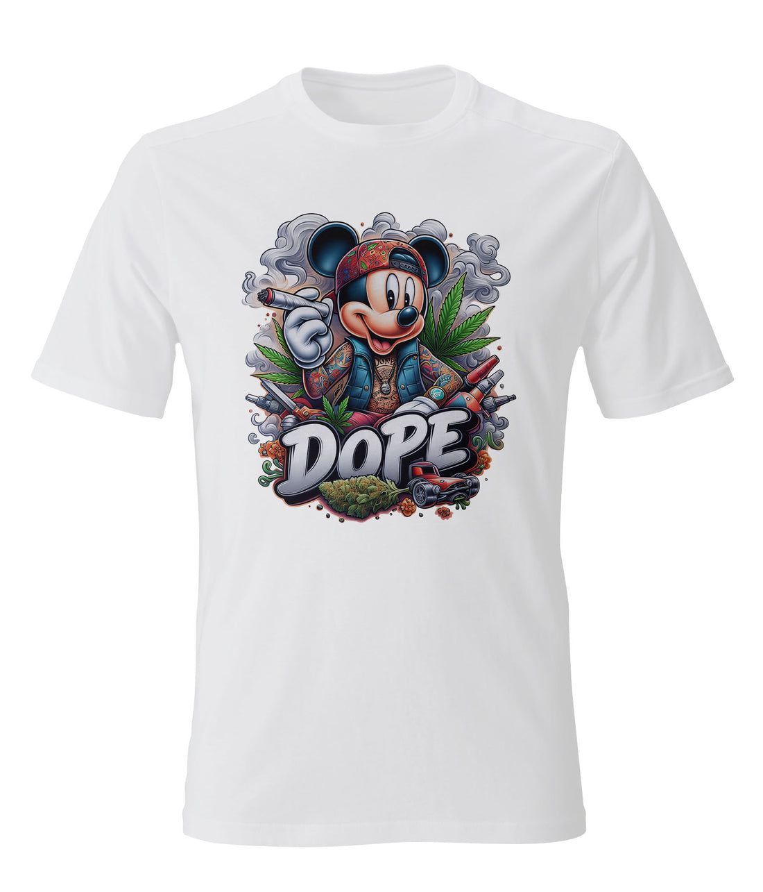 Mickey Mouse Stoner Dope Tee