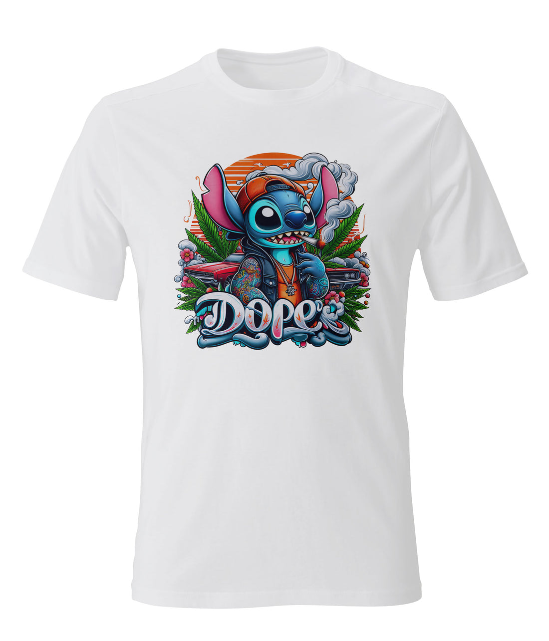 Stitch Stoner Retro Urban Dope Tee